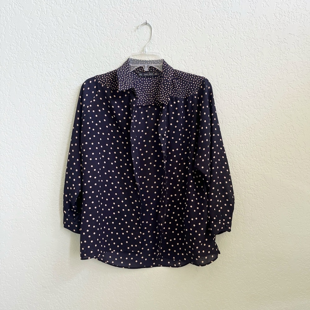 Zara Polka Dot Blouse